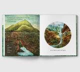 Open spread of picture book 'A River Running Through You' by Amy-Jane Beer